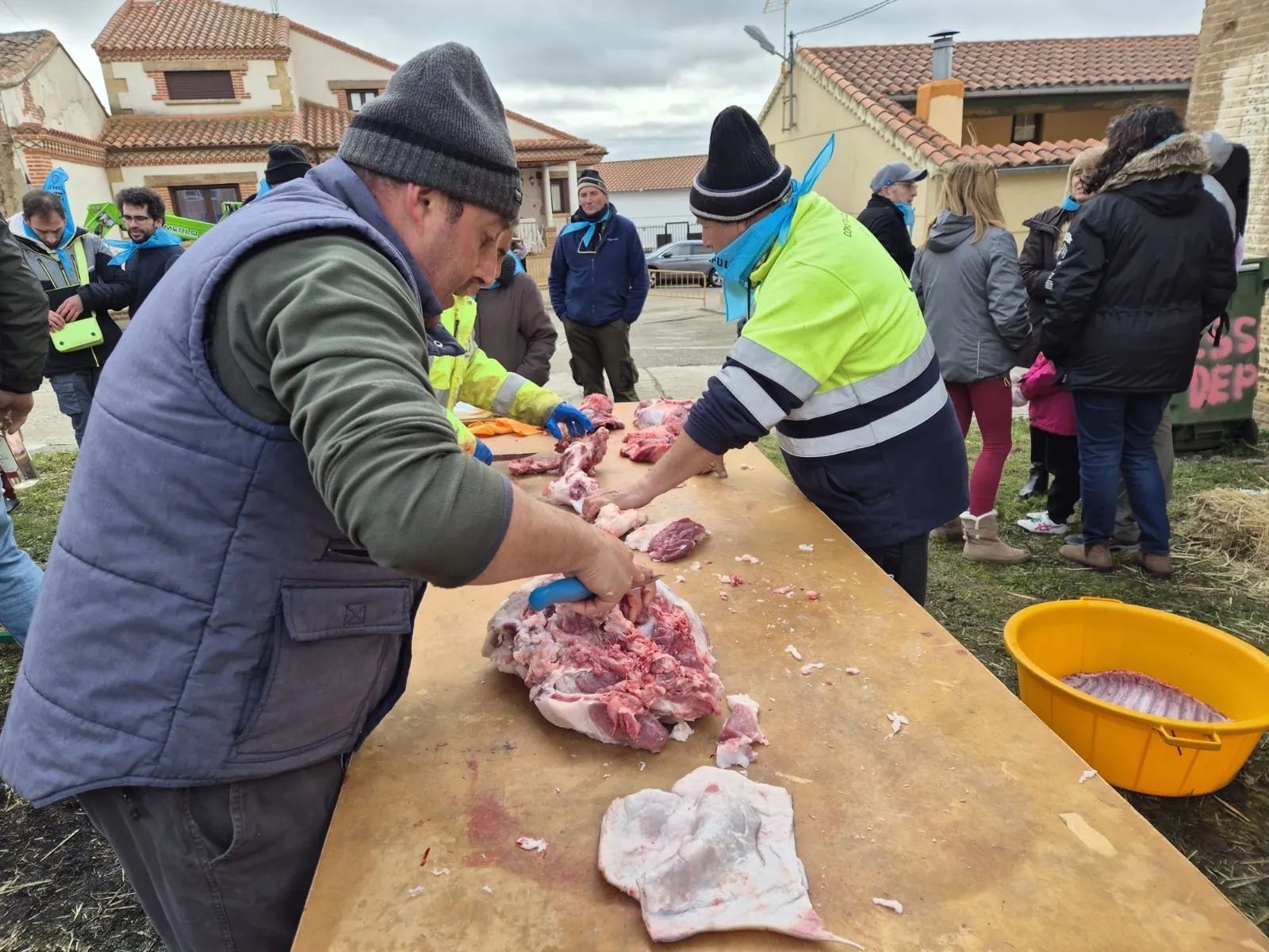 Mancera de Abajo vivía este fin de semana su VI Matanza Tradicional