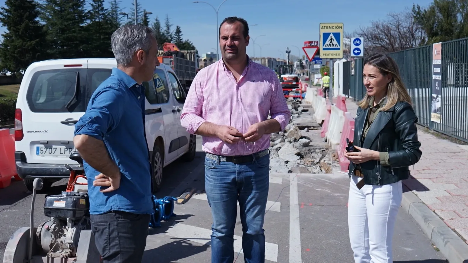 Obras de renovación de la red de abastecimiento desde la avenida Padres Paúles hasta la glorieta El Tormes.