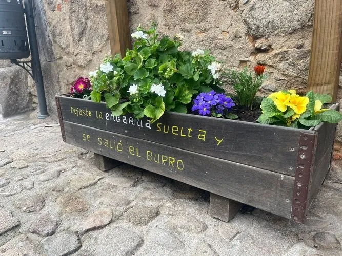 San Martín del Castañar se llena de jardineras informativas 
