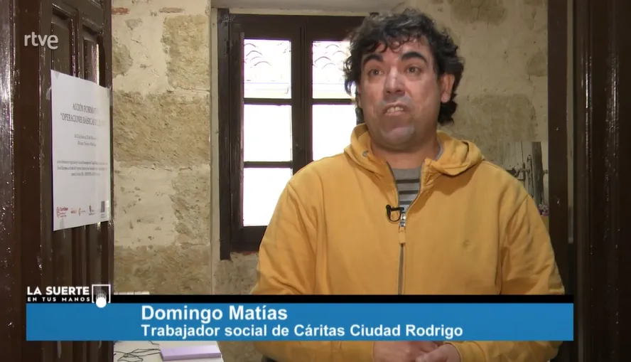 Foto 4 - Emitido el reportaje grabado por &lsquo;La suerte en tus manos&rsquo; de La 1 en C&aacute;ritas Ciudad Rodrigo