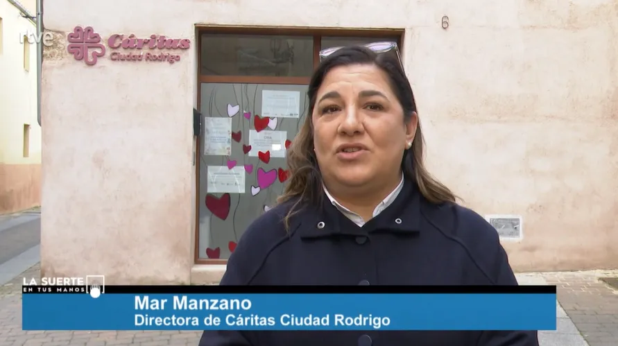 Foto 6 - Emitido el reportaje grabado por &lsquo;La suerte en tus manos&rsquo; de La 1 en C&aacute;ritas Ciudad Rodrigo