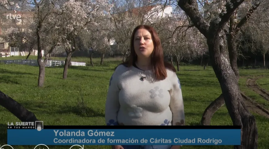 Foto 9 - Emitido el reportaje grabado por &lsquo;La suerte en tus manos&rsquo; de La 1 en C&aacute;ritas Ciudad Rodrigo