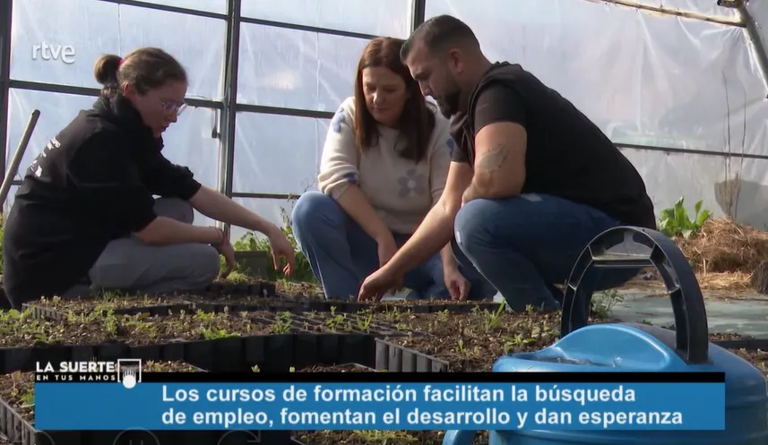 Foto 10 - Emitido el reportaje grabado por &lsquo;La suerte en tus manos&rsquo; de La 1 en C&aacute;ritas Ciudad Rodrigo