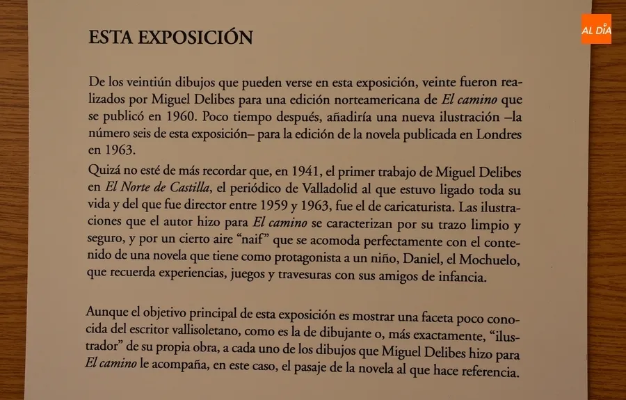 Foto 7 - La Biblioteca del IES Fray Diego recibe una exposici&oacute;n de ilustraciones de Miguel Delibes