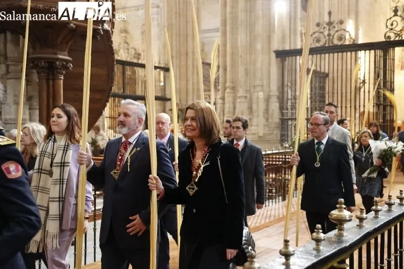Bendición de las Palmas en el Domingo de Ramos. Fotos: David Sañudo 