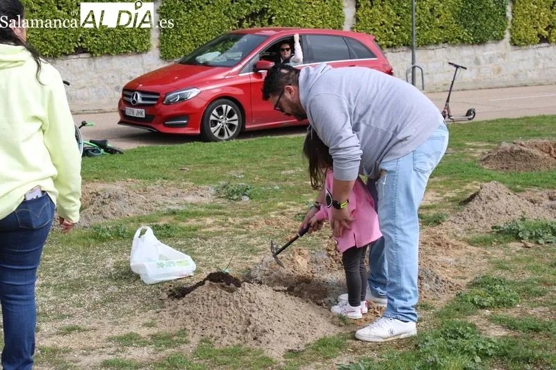 Foto 8 - Alba de Tormes celebra el D&iacute;a del &Aacute;rbol con una plantaci&oacute;n en El Pinar