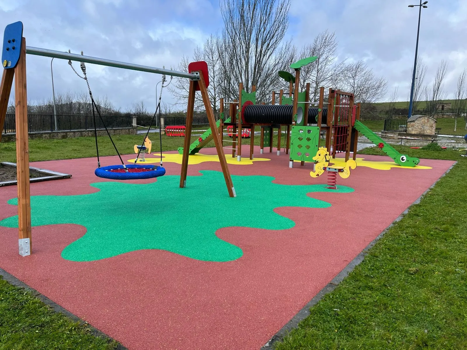 Aspecto del parque de las Eras tras su remodelación 