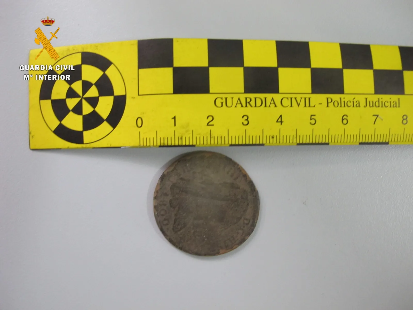 Imagen facilitada por la Guardia Civil de esta intervención en El Payo (Salamanca)