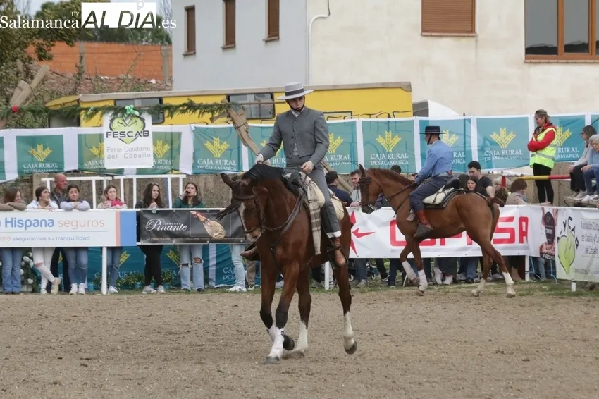 Éxito de público en la III Feria Solidaria del Caballo celebrada este fin de semana en Bañobárez / CORRAL