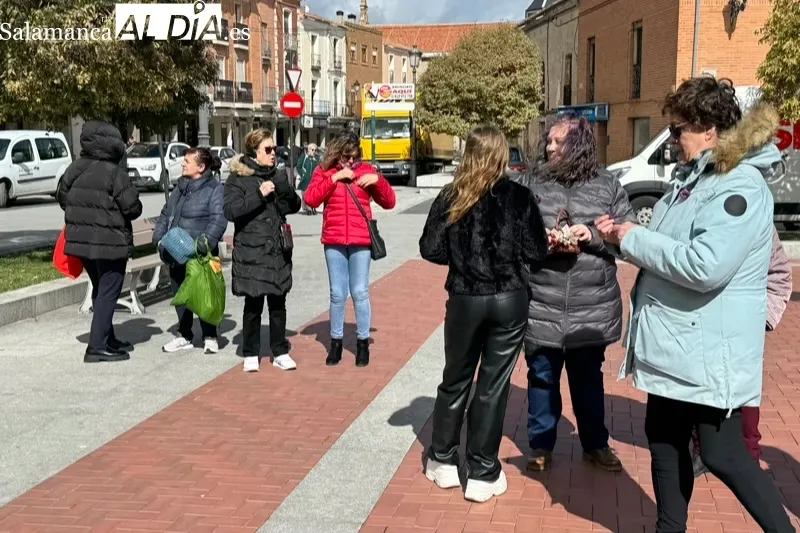 Peñaranda conmemoraba en la Plaza de España el 8M