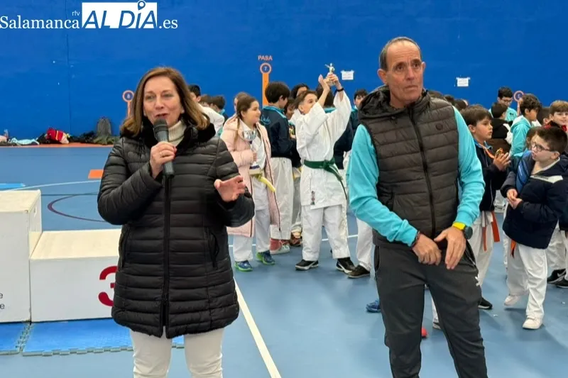 El pabellón acogía el II Open de Kárate Ciudad de Peñaranda