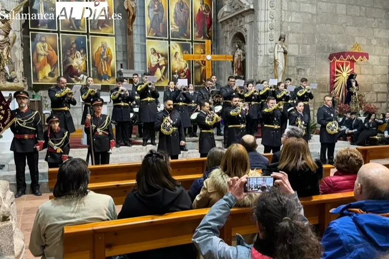 La iglesia parroquial acoge el II Certamen de Bandas Peñaranda Pasión