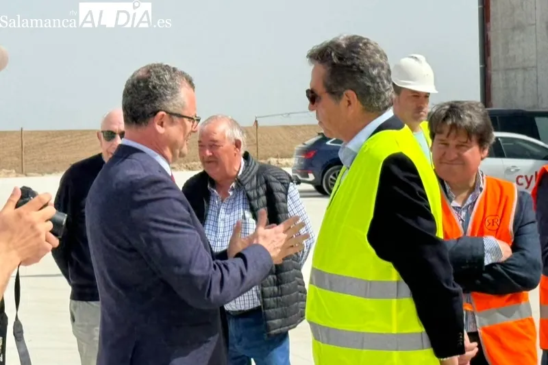 El consejero de agricultura, Gerardo Dueñas, visitaba este miércoles Villaflores