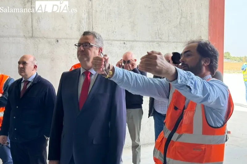 El consejero de agricultura, Gerardo Dueñas, visitaba este miércoles Villaflores