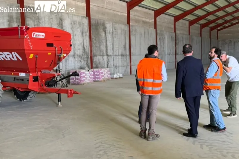 El consejero de agricultura, Gerardo Dueñas, visitaba este miércoles Villaflores