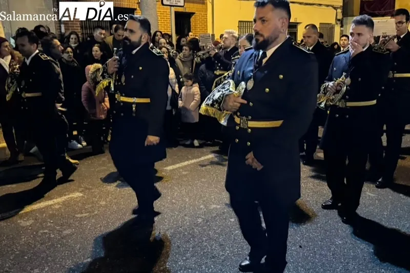 Peñaranda vivía la procesión del Santo Entierro en la tarde del Viernes Santo