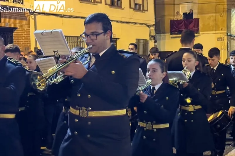 Peñaranda vivía la procesión del Santo Entierro en la tarde del Viernes Santo
