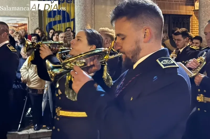 Peñaranda vivía la procesión del Santo Entierro en la tarde del Viernes Santo