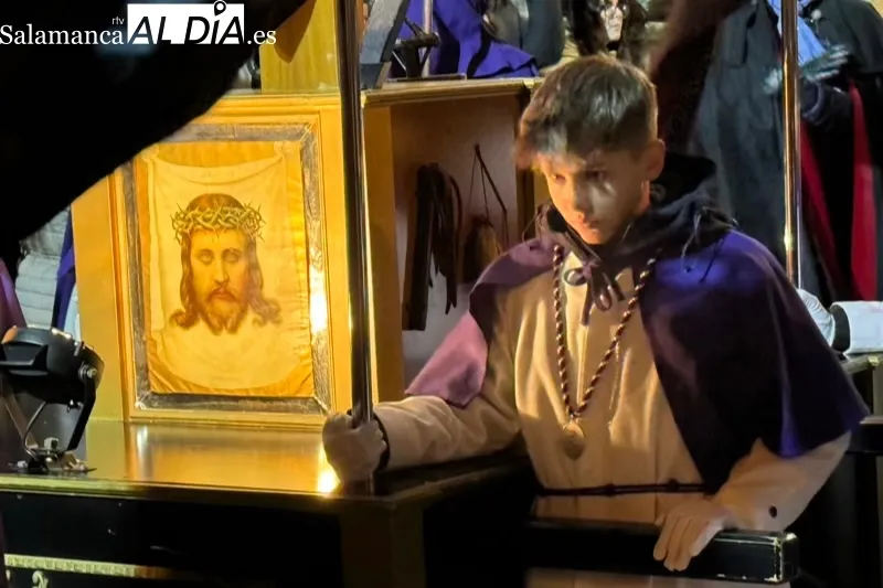 Peñaranda vivía la procesión del Santo Entierro en la tarde del Viernes Santo