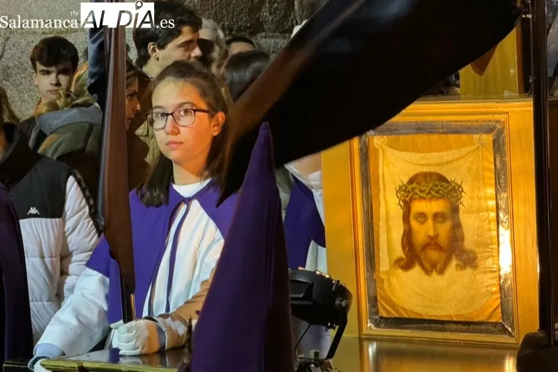 Peñaranda vivía la procesión del Santo Entierro en la tarde del Viernes Santo