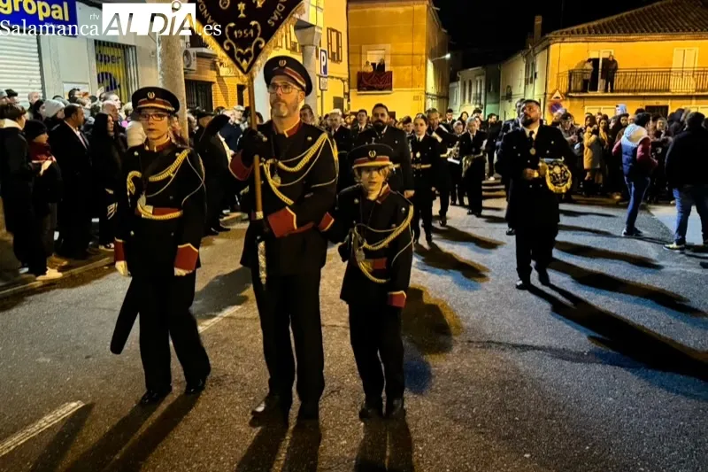 Peñaranda vivía la procesión del Santo Entierro en la tarde del Viernes Santo