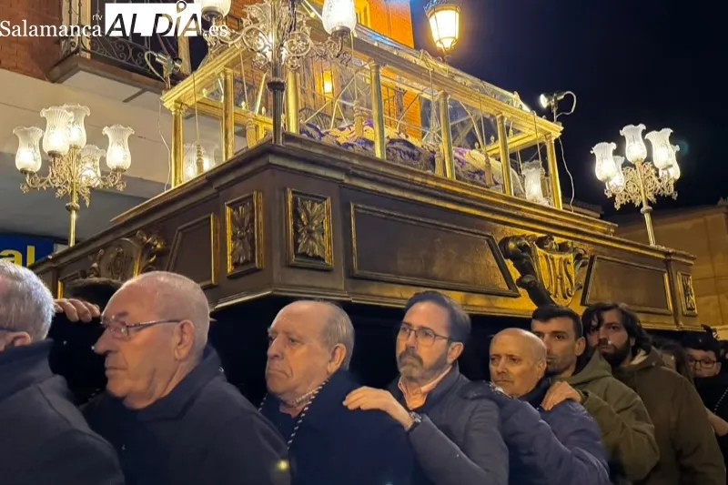 Peñaranda vivía la procesión del Santo Entierro en la tarde del Viernes Santo