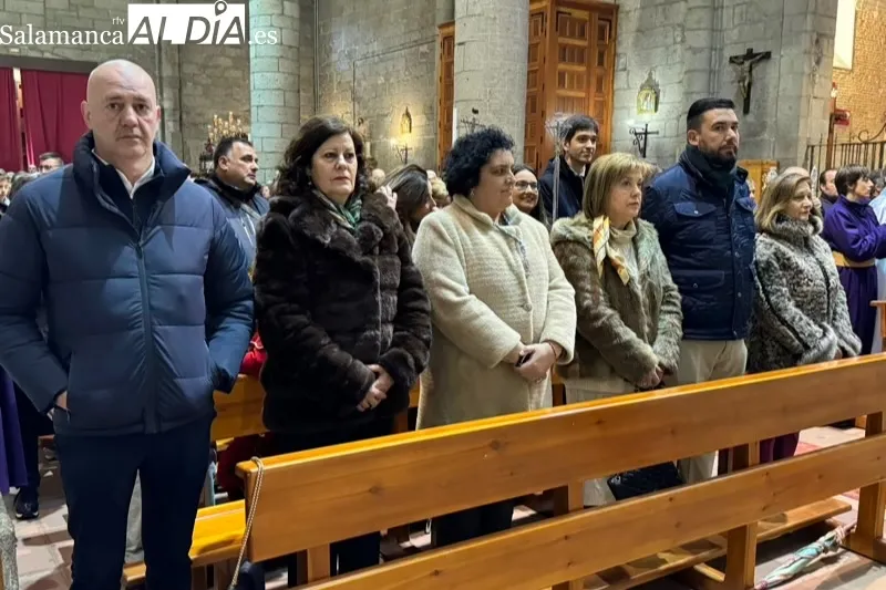 El acto del Encuentro tenía lugar en la parroquia tras suspenderse la procesión 