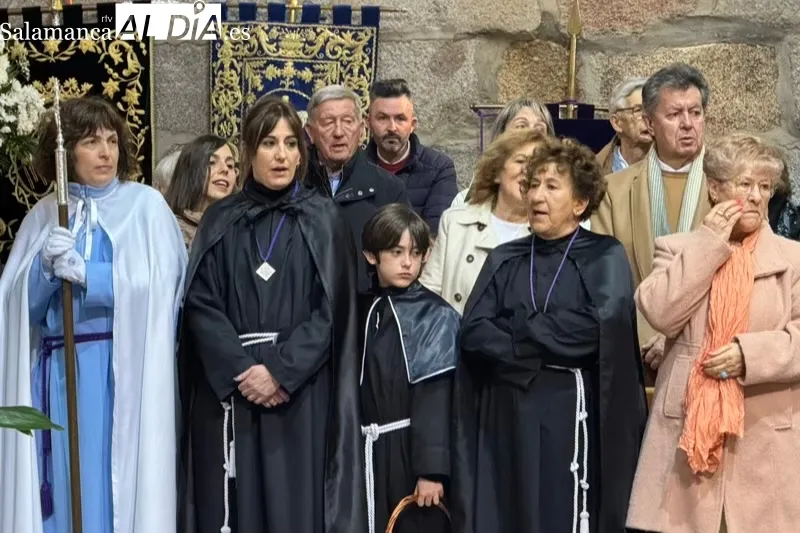 El acto del Encuentro tenía lugar en la parroquia tras suspenderse la procesión 