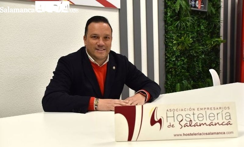 Jorge Moro, presidente de la Asociación de Empresarios de Hostelería de Salamanca