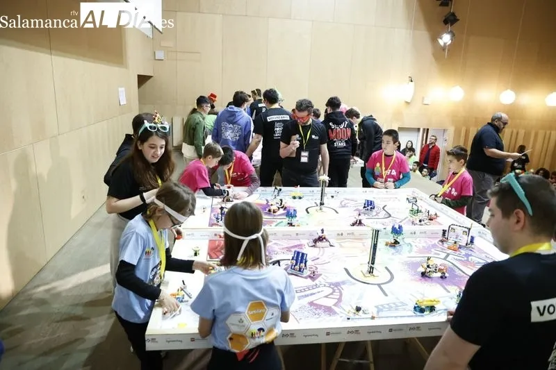 VIII edición del torneo de robótica First Lego League Salamanca. Fotos: David Sañudo.
