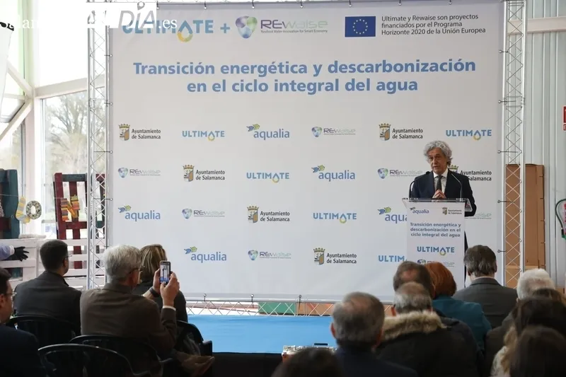 ‘Transición energética y descarbonización en el ciclo integral del agua’ en la Lonja de los Huertos Urbanos. Fotos: David Sañudo.