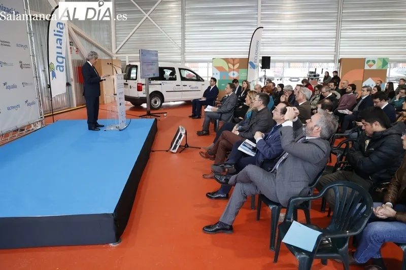 ‘Transición energética y descarbonización en el ciclo integral del agua’ en la Lonja de los Huertos Urbanos. Fotos: David Sañudo.