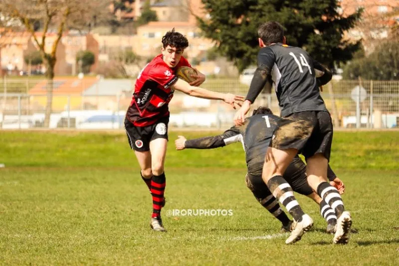Primer partido del Salamanca Rugby en la copa Castilla y León Aon frente a El Salvador C. Foto: Iroruphotos