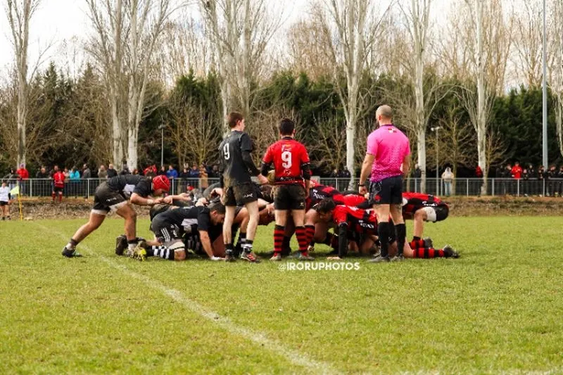 Primer partido del Salamanca Rugby en la copa Castilla y León Aon frente a El Salvador C. Foto: Iroruphotos