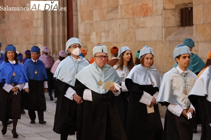 Honoris causa a Miguel Unamuno en la Universidad de Salamanca. Fotos: David Sañudo.