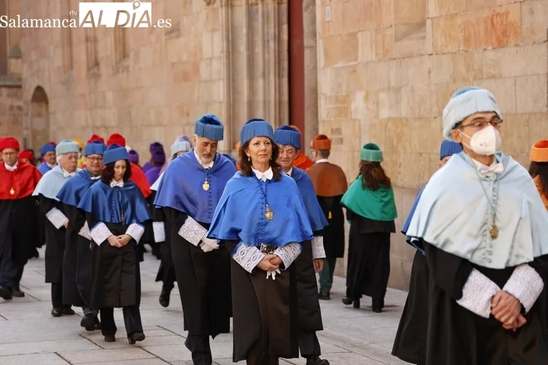 Honoris causa a Miguel Unamuno en la Universidad de Salamanca. Fotos: David Sañudo.