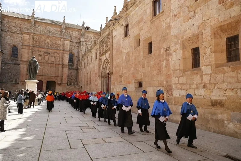Honoris causa a Miguel Unamuno en la Universidad de Salamanca. Fotos: David Sañudo.