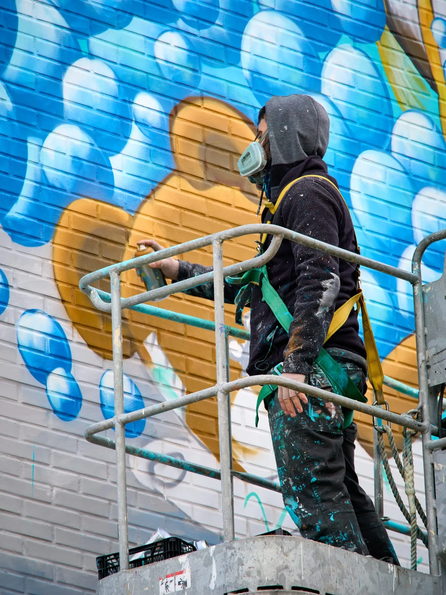 Pinturas murales de Rober Bece en Santa Marta. Fotos: Rober Bece.