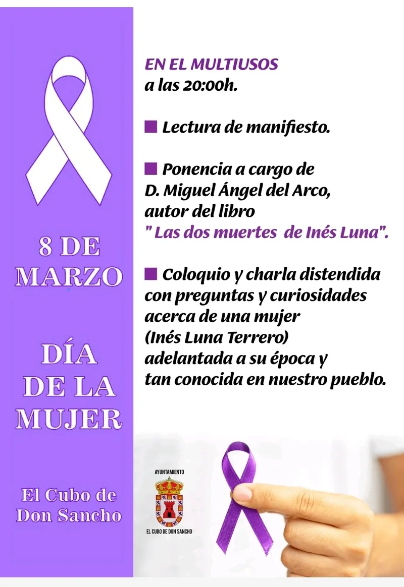 Foto 2 - El Cubo de Don Sancho celebrar&aacute; el D&iacute;a Internacional de la Mujer con varios actos reivindicativos