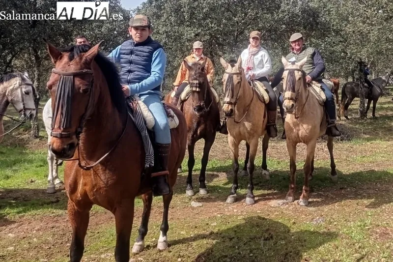 Ruta a caballo de la III Feria del Caballo en Bañobárez / FOTOS:PAQUI ARROYO