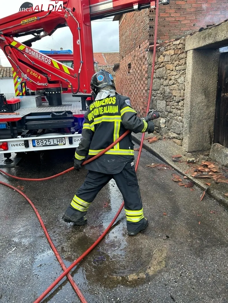 Actuaciones de los Bomberos de Vitigudino en Bogajo y Aldeadávila