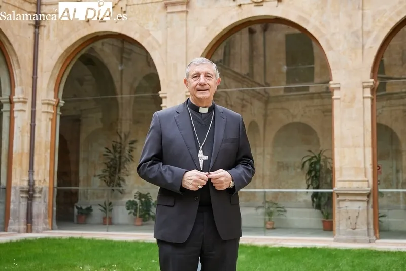 Mons. José Luis Retana, obispo de las diócesis de Salamanca y Ciudad Rodrigo. Fotos: David Sañudo.