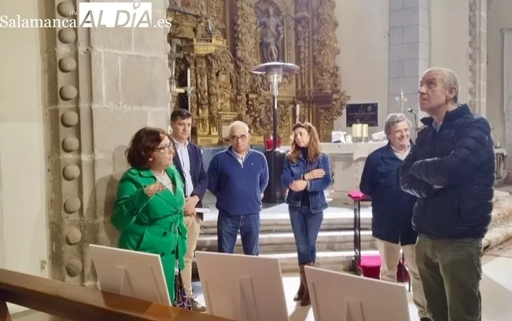 Rágama presenta la restauración del artesonado de su iglesia parroquial