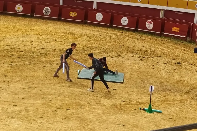 El CEO MIguel Delibes disfrutaba de una animada jornada de juegos basados en la antigua Roma