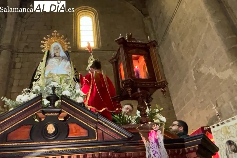 Foto 3 - La nieve suspende la procesi&oacute;n pero no puede con el Encuentro este Domingo de Resurrecci&oacute;n