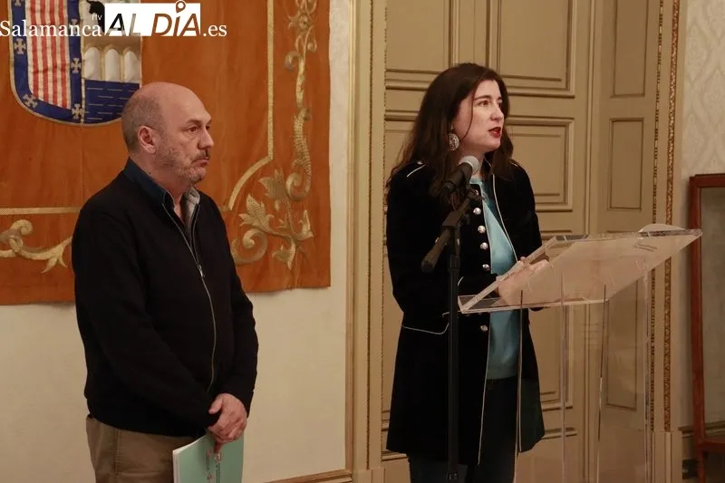 Rueda de prensa en el Ayuntamiento de Salamanca tras la reunión del Consejo de Discapacidad. Foto de Raúl Riego