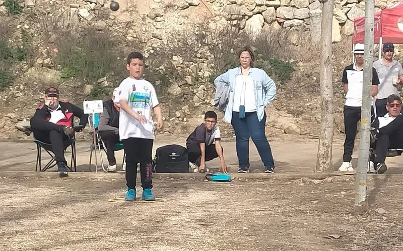 Fase previa al Campeonato de España de Petanca de modalidad individual celebrada en Valverdón