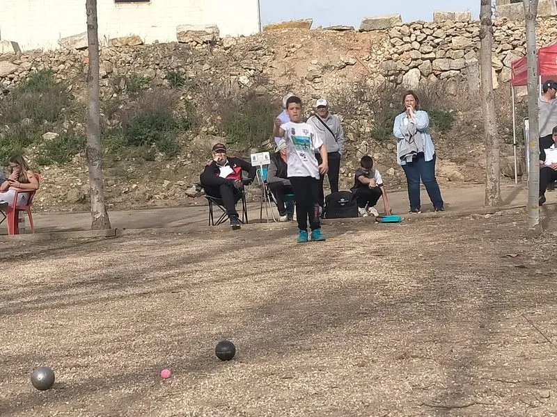 Fase previa al Campeonato de España de Petanca de modalidad individual celebrada en Valverdón