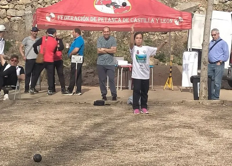Fase previa al Campeonato de España de Petanca de modalidad individual celebrada en Valverdón