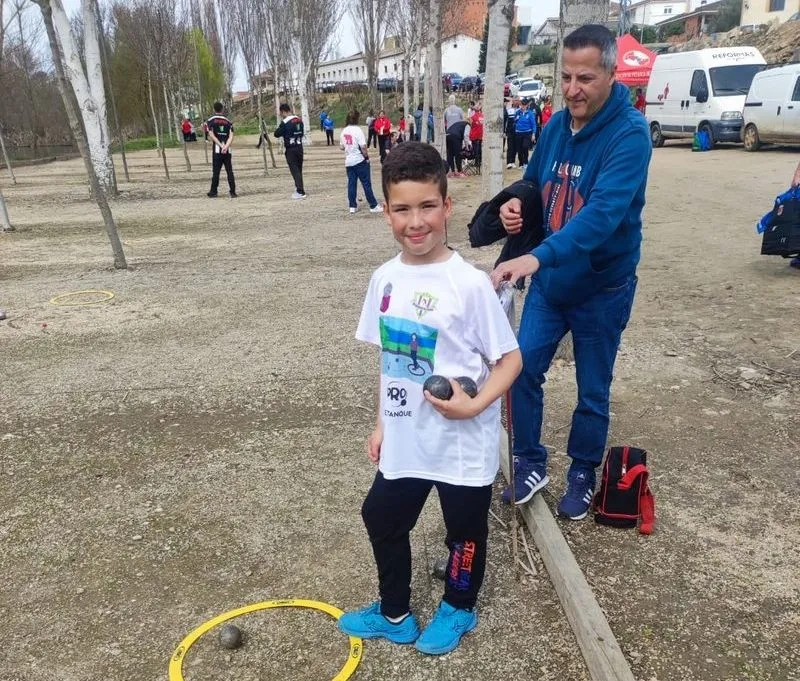 Fase previa al Campeonato de España de Petanca de modalidad individual celebrada en Valverdón